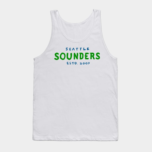 Seattle Sounders FC Tank Top by Very Simple Graph